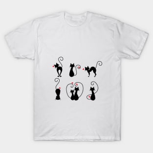 black cat T-Shirt